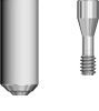 Picture of Gold Abutment (Non-Engaging) NP platform (BlueSkyBio.com)